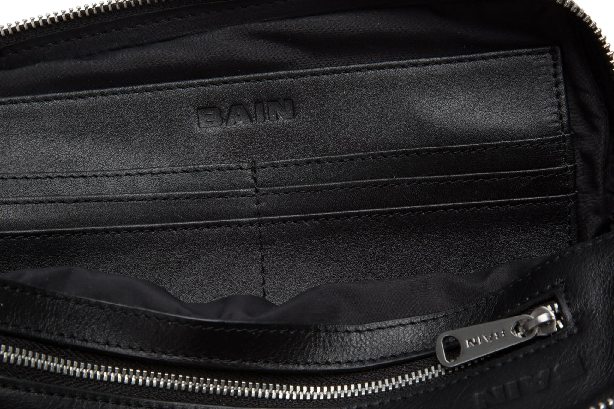 0003 Black Nappa Waist Pouch