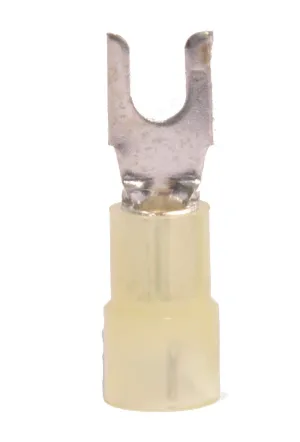 12-10 Awg Nylon Insulated #8 Block Spade Terminal (100/Pkg)