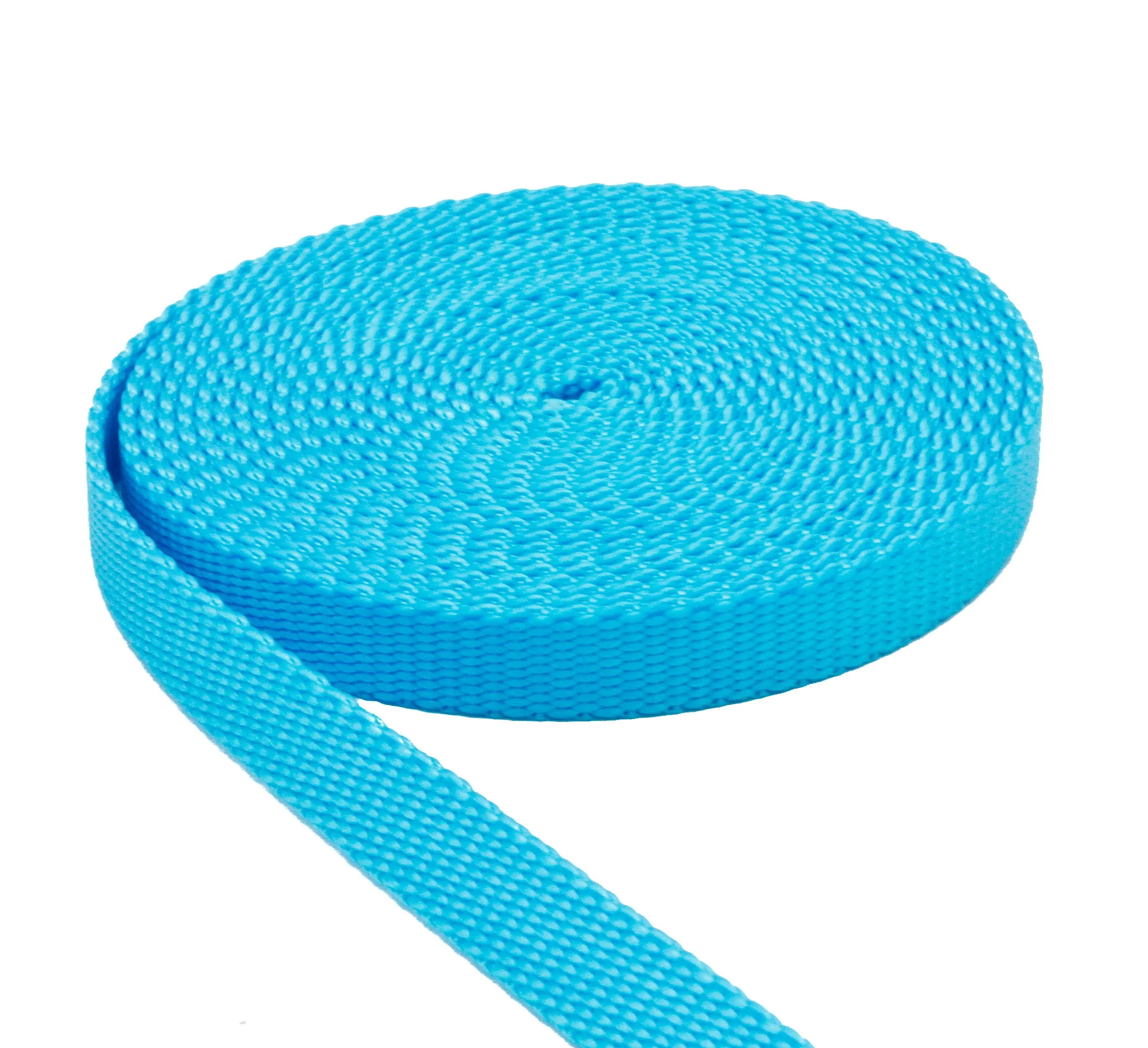 1/2 Inch Turquoise Nylon Webbing - Medium Weight Nylon