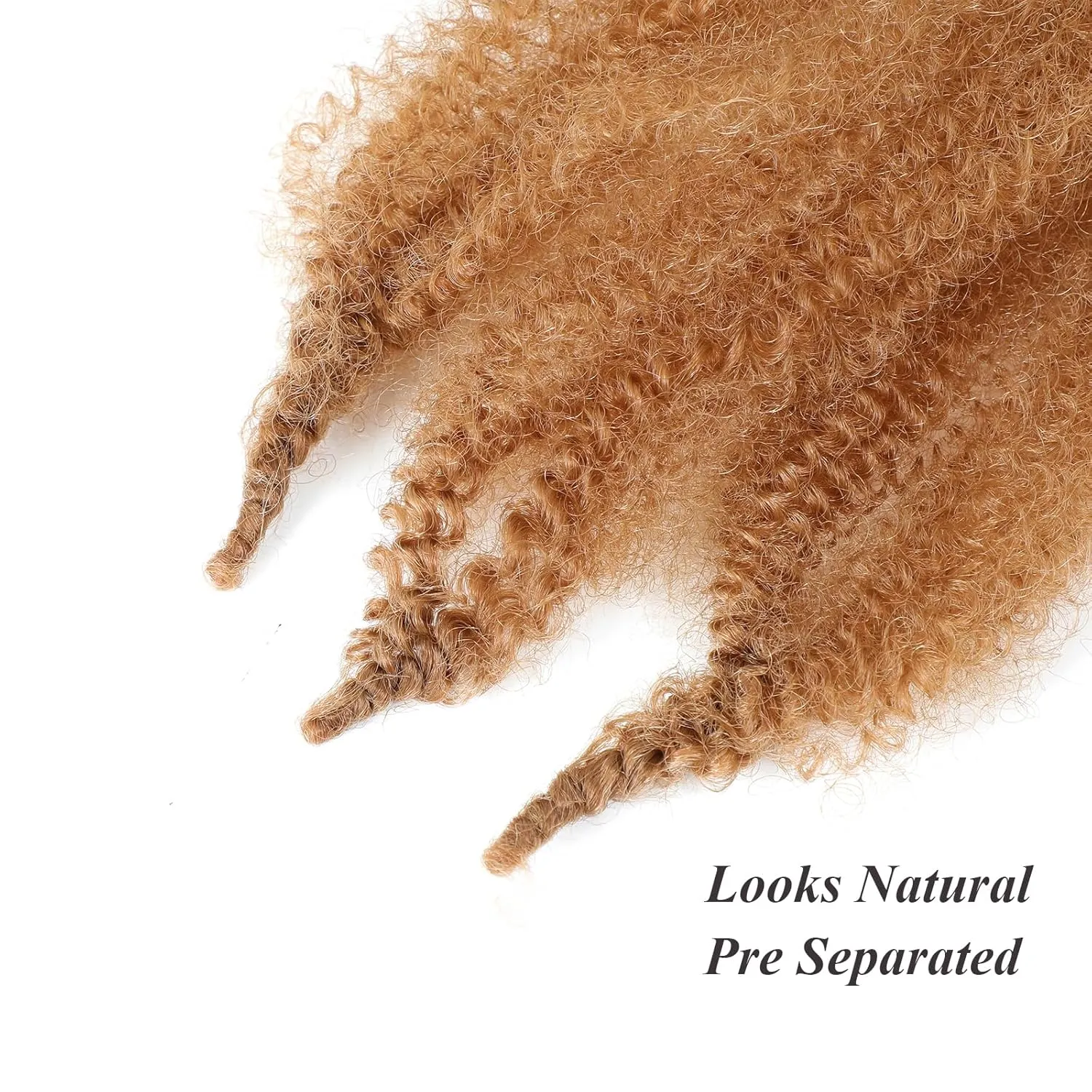 12Inch Marley Twist Braiding Hair Short Kinky Twist Hair Springy Afro Kinky Curly Wrapping Hair for Soft Locs 5Packs 360 Gram Pre Fluffed Synthetic Hair Extensions for Black Women(27#)