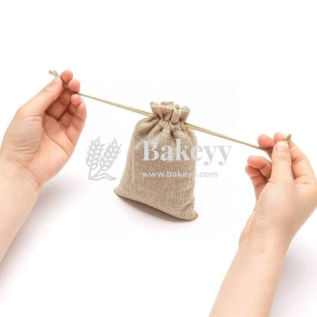 13x18 CM  | Jute Potli Bag | Gift Return Gifts Bags|  Natural Jute Bag  | Drawstring Bags