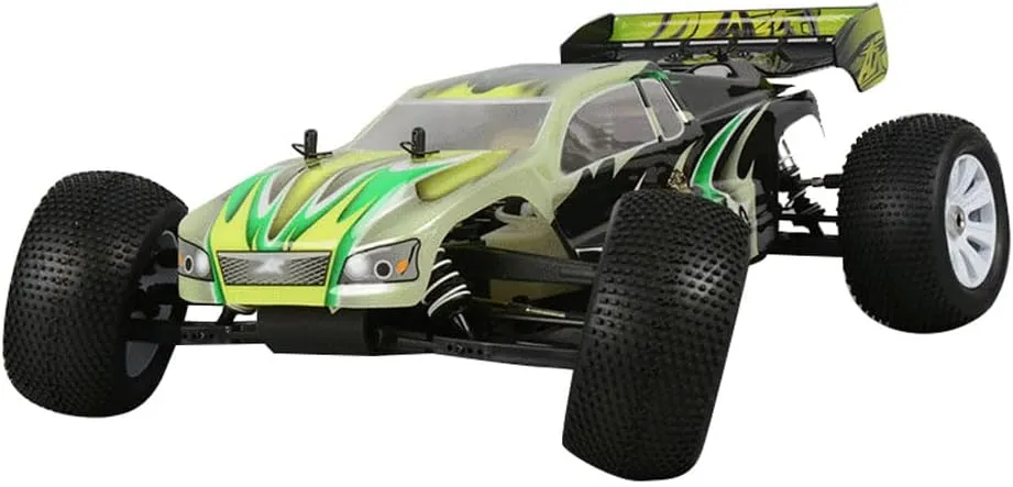 1/8 Nitro RC Truck for Adult RC Car RTR 4WD Gasoline Off-Road 80KM/H High Speed Vehicle with 25CXP 2.4G Nitro Engine Off-Road Climbing RC Vehicle Nitro Gas Power Hobby Grade Racing Car