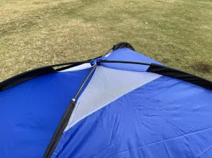 2-Person Lightweight Pop- Tent - All-Weather Protection, Dual-Layer Door, Quick Setup, Ideal for Hiking & Beach Trips