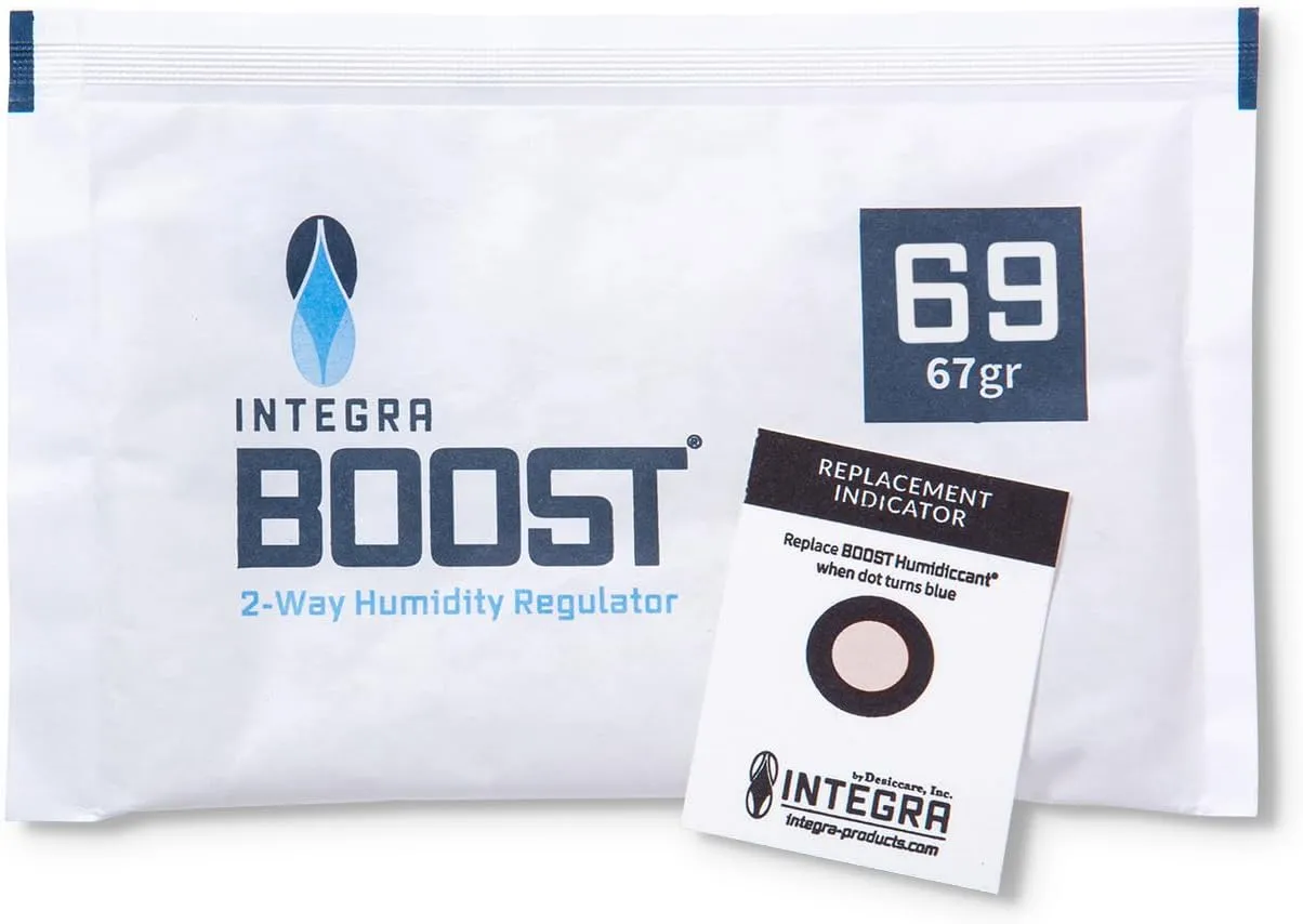 2-Way Humidity Control Packet, 69 Percent RH, 67 Gram Size (Pack of 12 in Retail Display)