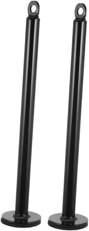 2pcs Weight Plate Rack for Barbell Plates Durable Metal Loading Pin for Fitness Pulley System Versatile Gym Equipment for Home and Commercial Use Arm Muscle Training Accessory