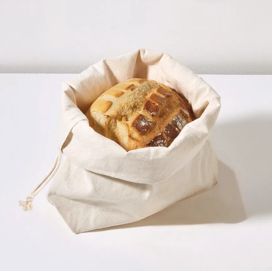 50pcs of 17cm x 23cm 10oz Canvas Calico Drawstring Storage Linen Gift Bags, Best linen bags, Linen Drawstring bags