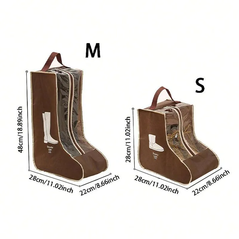 5pcs Portable Shoes and Boots Dust Bag Travel Storage Cover Organiser Pouch Set