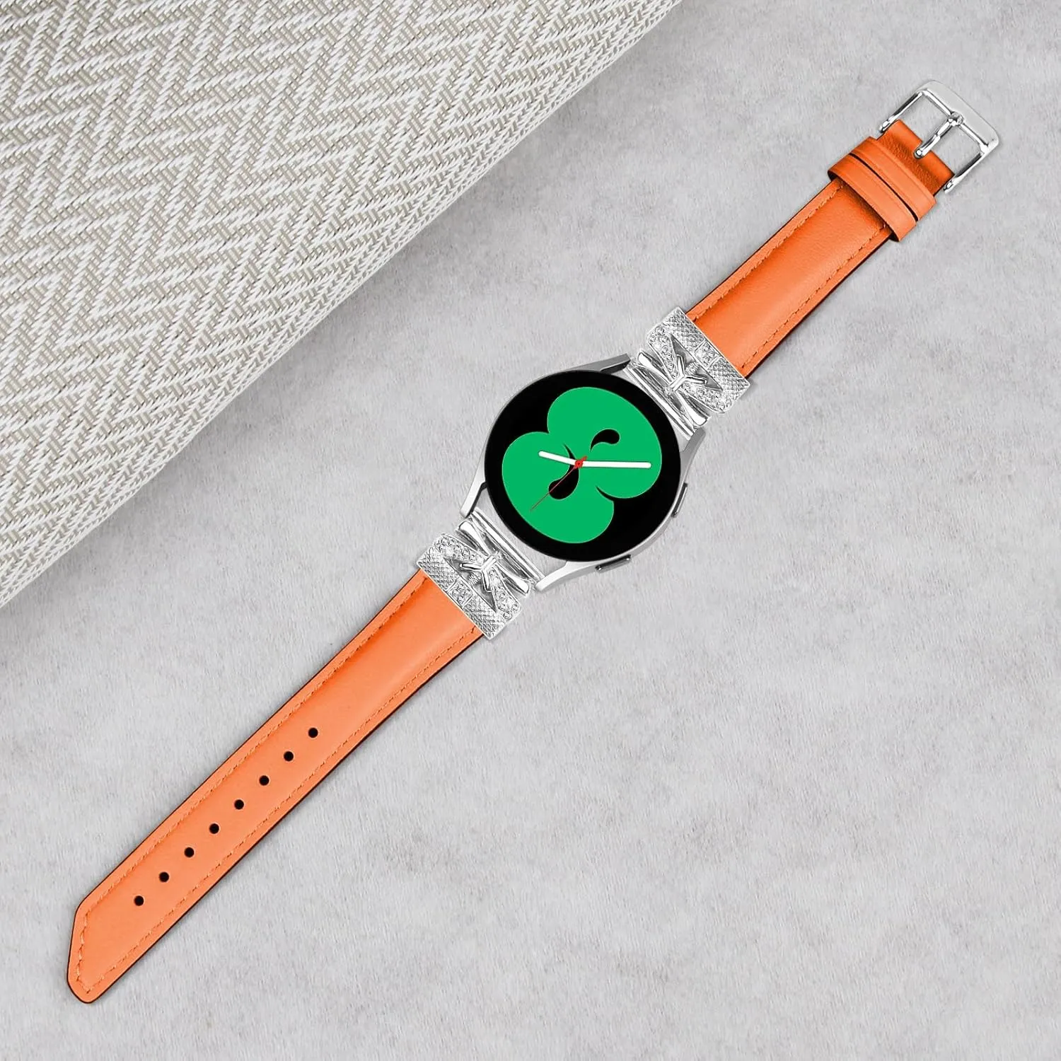 Adjustable Genuine Leather Wrist Strap Compatible With Galaxy Watch 3 41mm,Replacement straps for watches with Metal Buckle for Galaxy Watch 42mm/Active/Active2/Gear S2