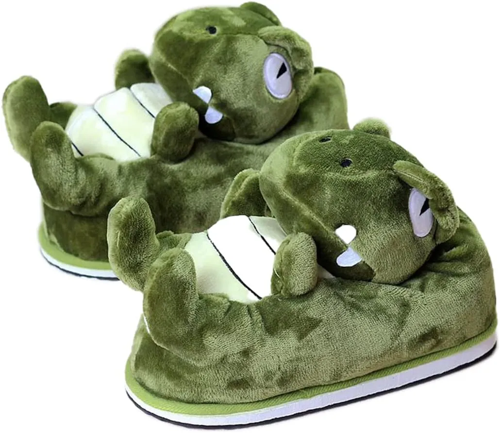 Adult Unisex Elephant & Hamster Slippers - Comfortable, Warm Animal Cartoon Cotton Shoes