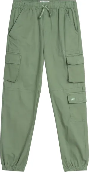 AEROPOSTALE Girls Cargo Pants - Casual Twill Joggers Baggy Sweatpants for Girls with Elastic Drawstring Waist (Sizes: 7-16)