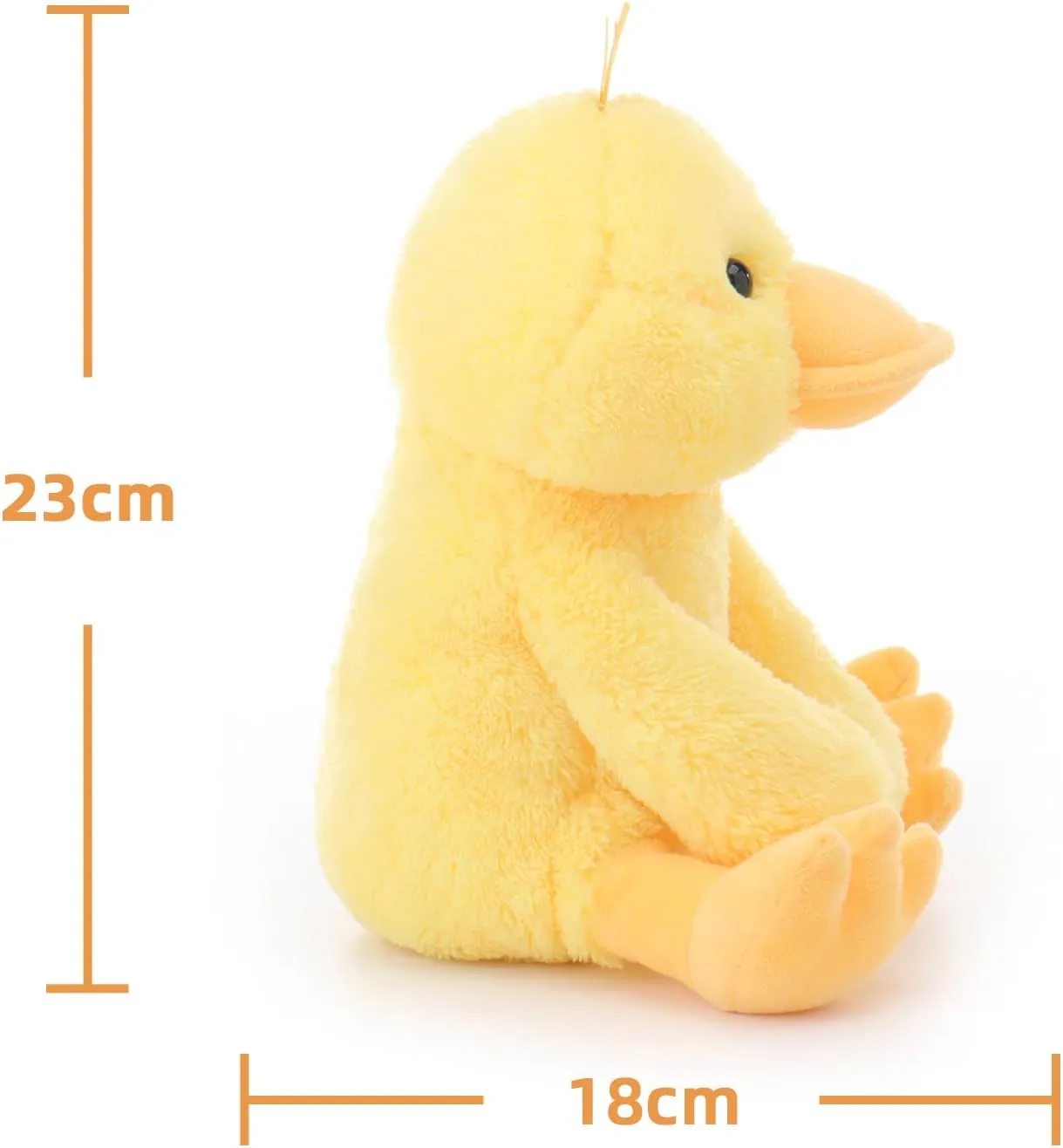 Apricot Lamb Toys Plush Velvet Duck Stuffed Animal Soft Cuddly Perfect for Child (Velvet Duck,9 Inches)