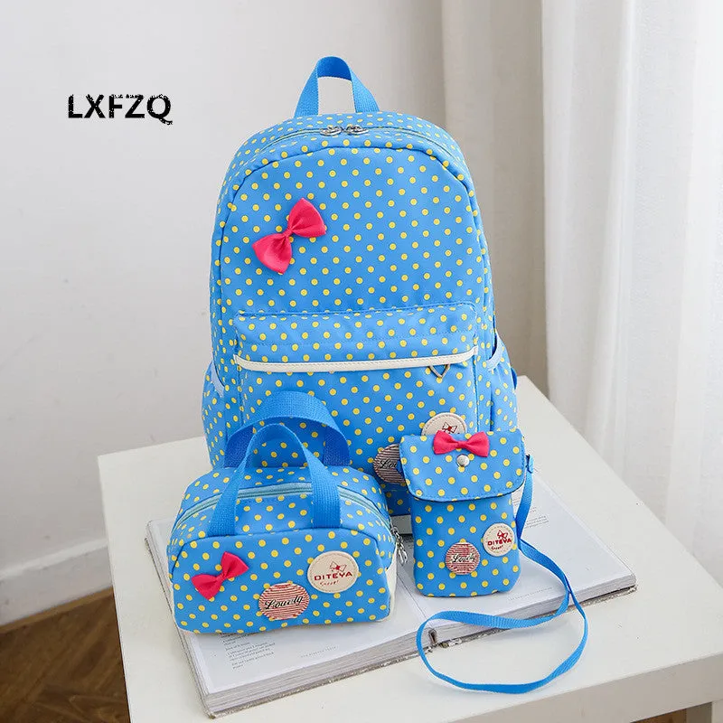 Backpack for girls 3 pieces school bags