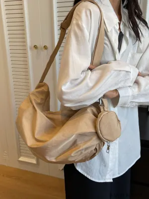BagForLove - Versatile Canvas Commuter Shoulder Bag for Women, Large Capacity & Stylish Design