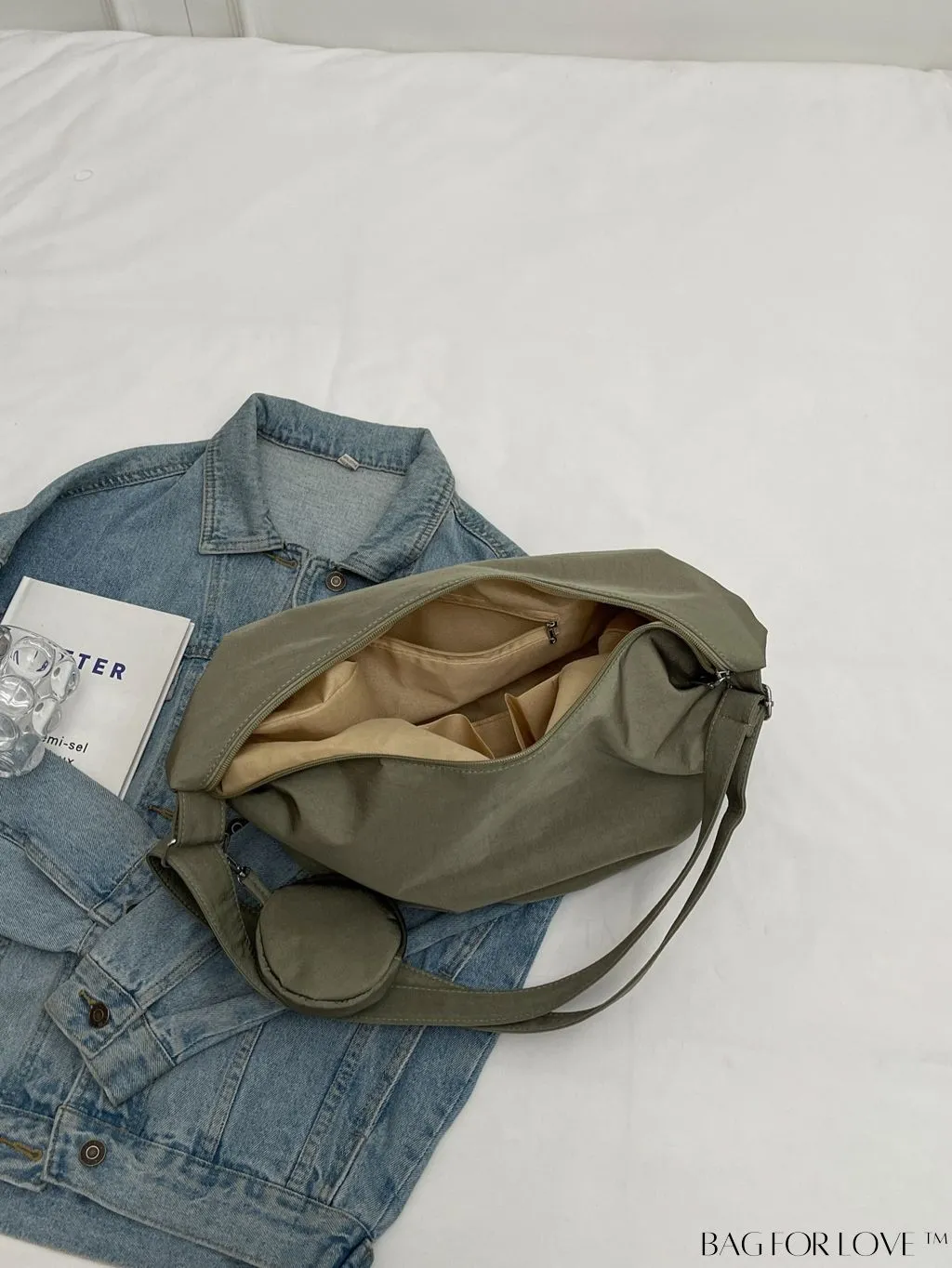 BagForLove - Versatile Canvas Commuter Shoulder Bag for Women, Large Capacity & Stylish Design