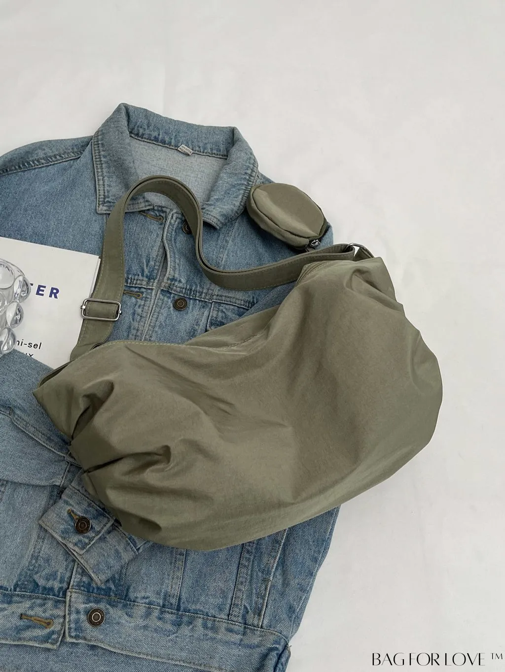 BagForLove - Versatile Canvas Commuter Shoulder Bag for Women, Large Capacity & Stylish Design