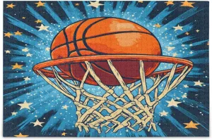 Basketball Hoop Star Sport Jigsaw Puzzles 500 Pieces Puzzles for Adults Challenging Puzzle Game Nights Home Wall Artwork