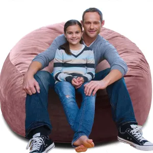 Bean Bag Chairs, Memory Foam Stuffing Bean Bag Chair for Adults/Teens/Kids, Velvet Lazy Sofa Furniture with Removable High-Rebound Memory Foam for Living Room Bedroom College Dorm