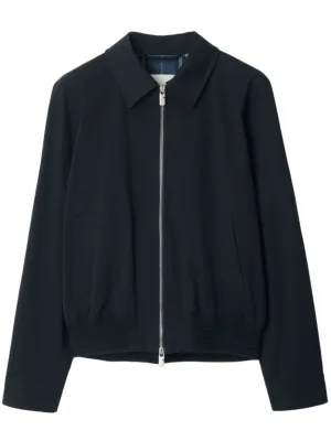 Black Coat With Zip Closure