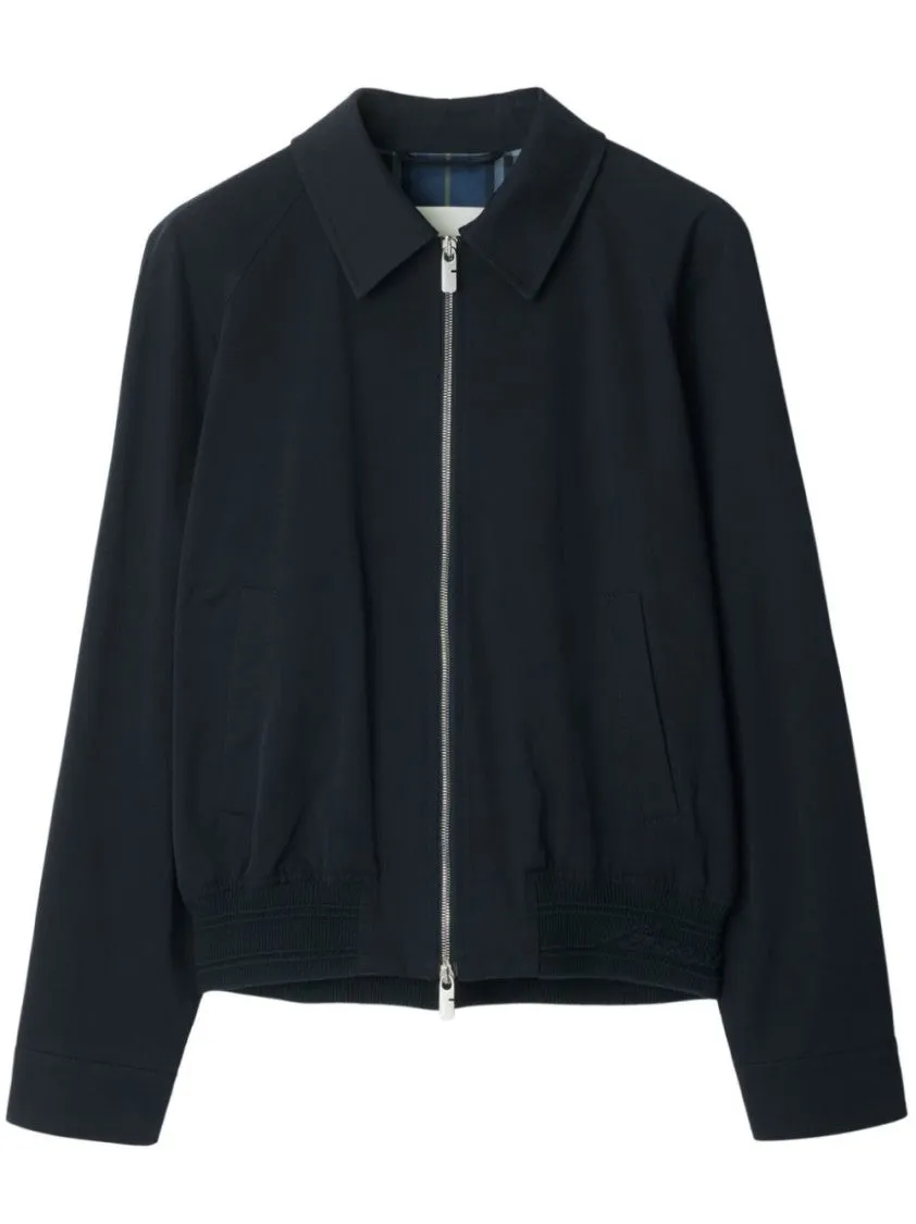 Black Coat With Zip Closure