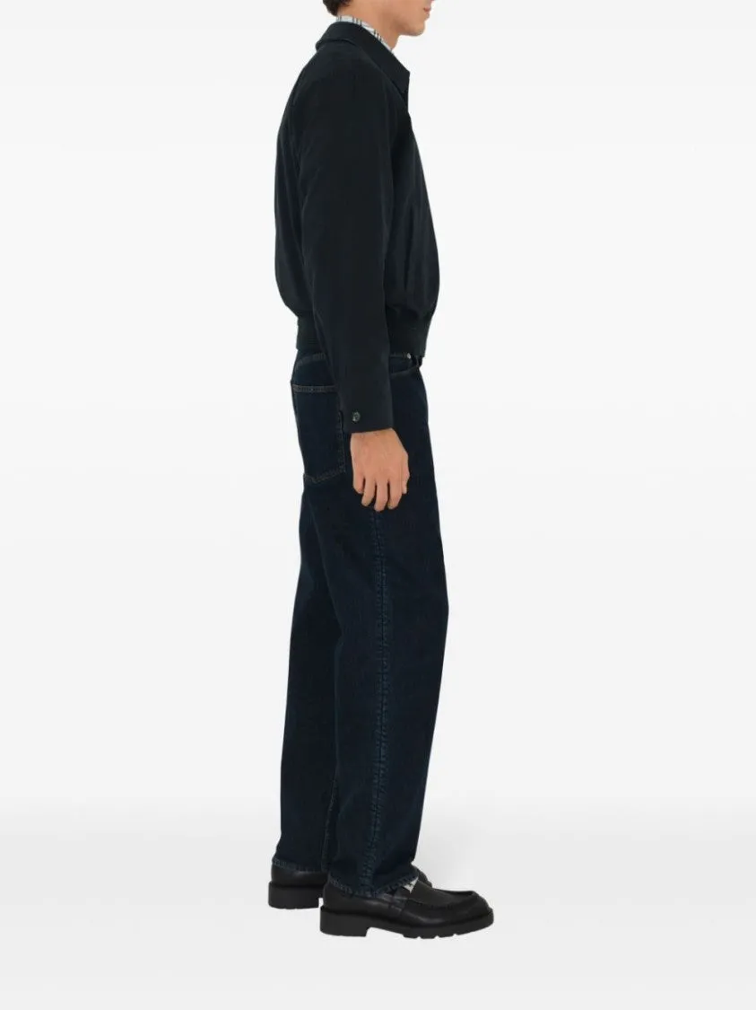 Black Coat With Zip Closure