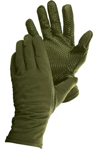 Bob-Allen 460 Touch Screen Compatible Nylon Shooting Glove, Sage, Large