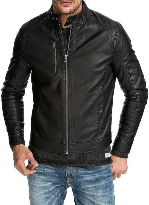 Bomber Rider Biker Slim Fit Casual Stylish Real Leather Jacket A858