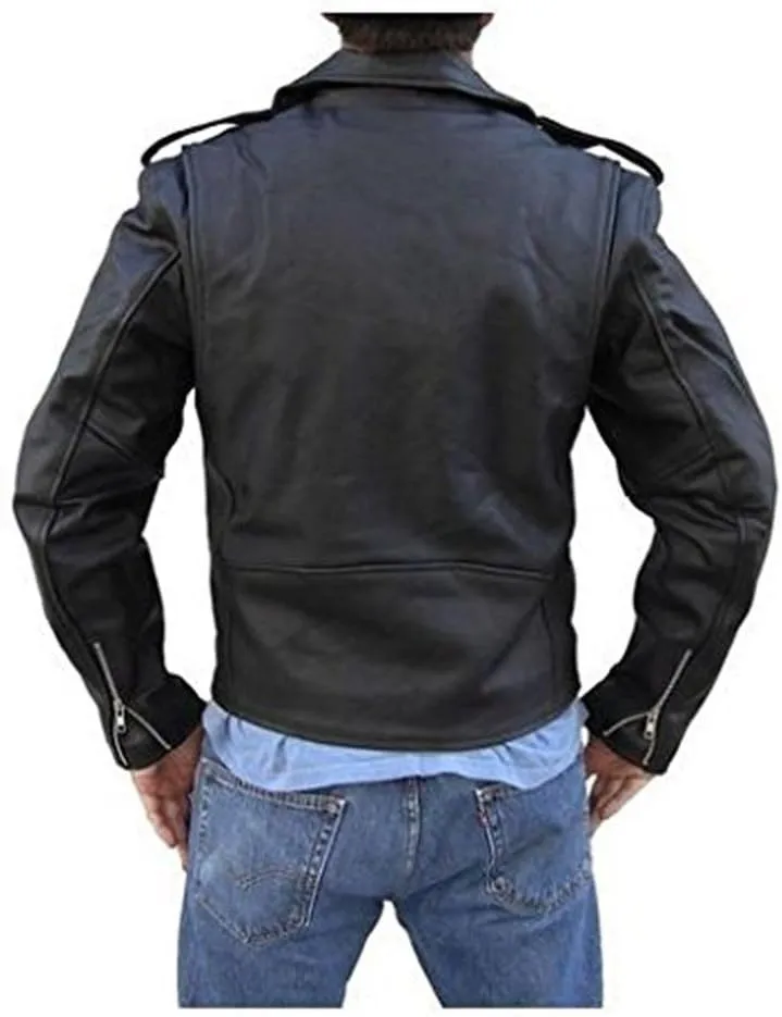 Bomber Rider Biker Slim Fit Casual Stylish Real Leather Jacket A861