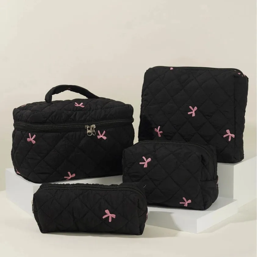 Bow Travel Bag Set