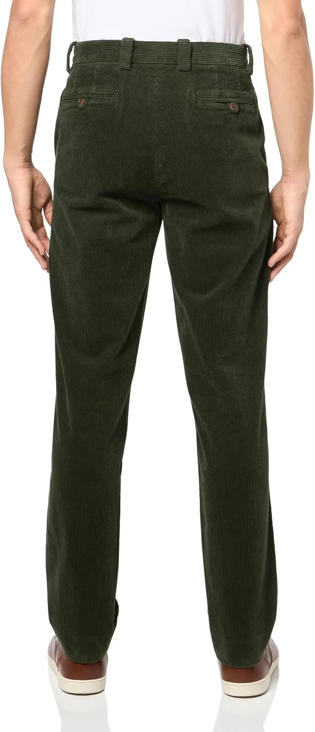 Brooks Brothers Men's Regular Fit Stretch Corduroy Pants