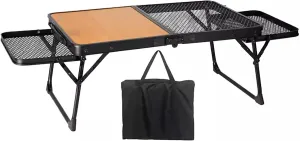Camp Table, Folding Camping Table, Folding Table, Outdoor Folding Table, Aluminum Table, Suitable for Picnic, Barbecue, Camping, Party (Size : B)