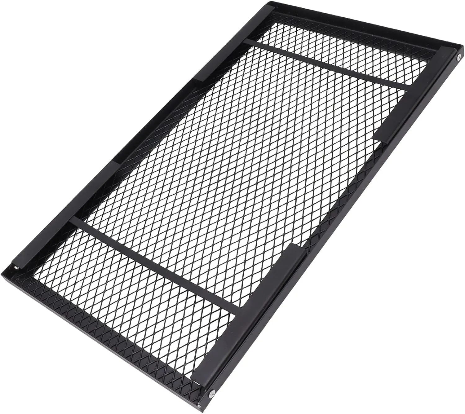 Campfire Grill, Even Heating High Temperature Color Folding Camp Grill Shelf Life Mesh Cooking Surfaces Easy for Outdoors (Standard)