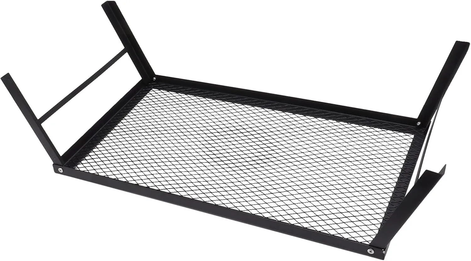 Campfire Grill, Even Heating High Temperature Color Folding Camp Grill Shelf Life Mesh Cooking Surfaces Easy for Outdoors (Standard)