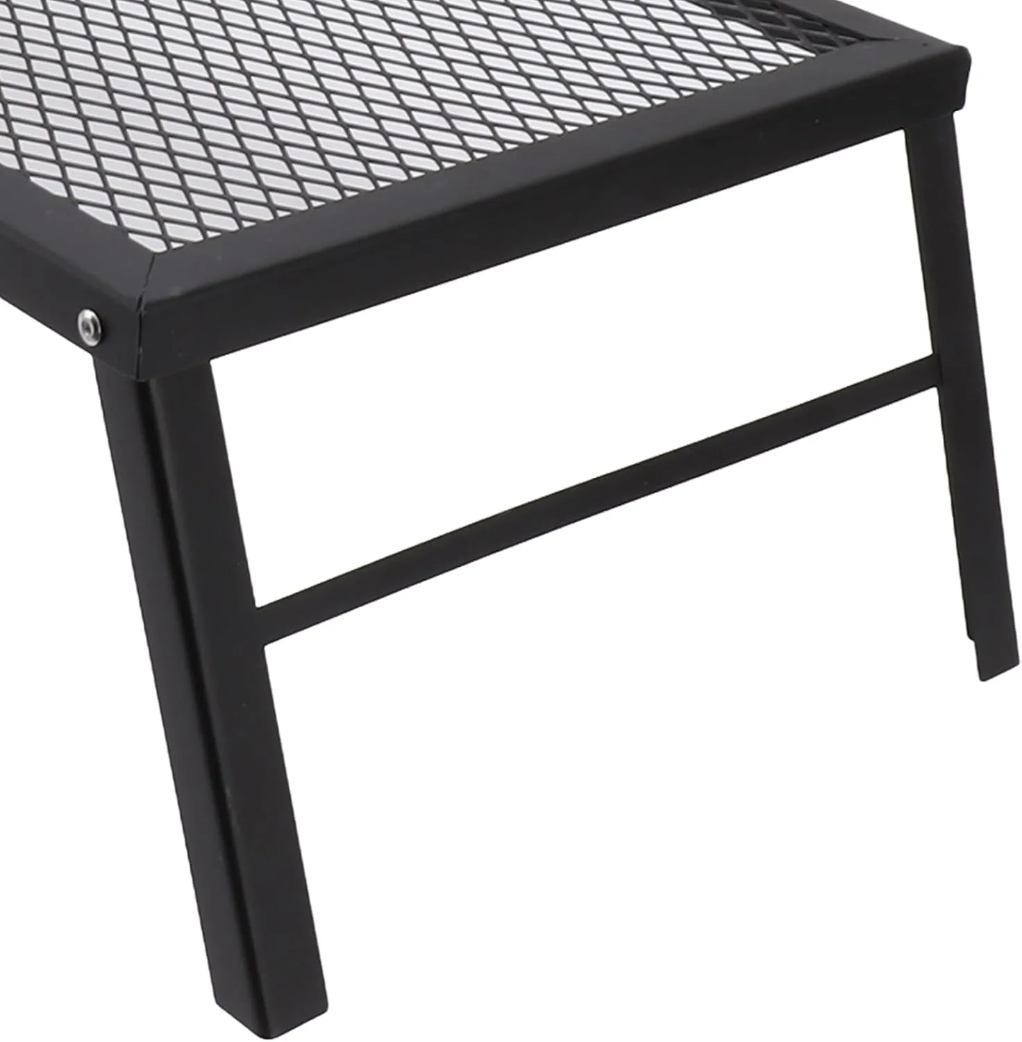 Campfire Grill, Even Heating High Temperature Color Folding Camp Grill Shelf Life Mesh Cooking Surfaces Easy for Outdoors (Standard)