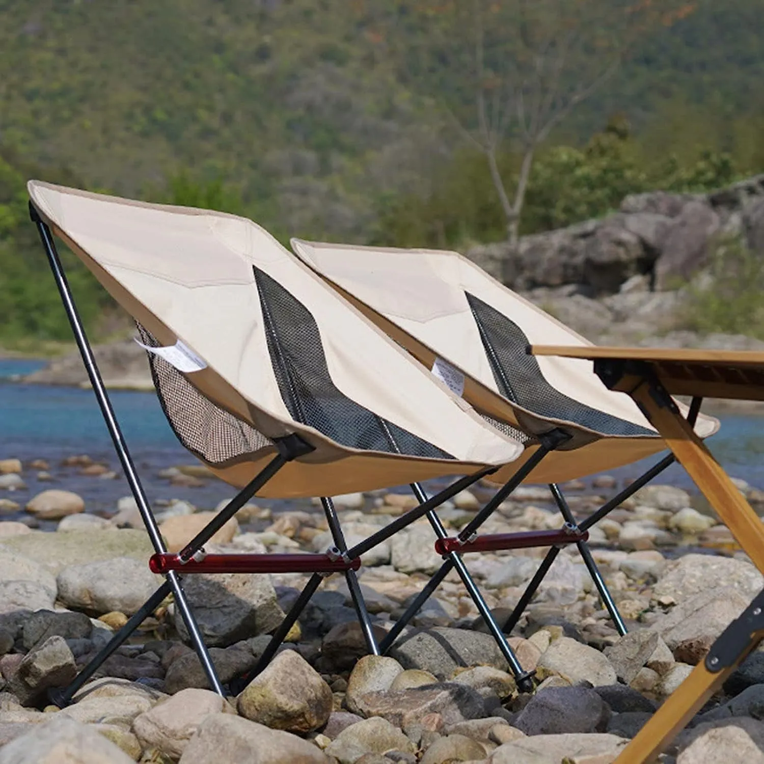 Camping Chair Folding Portable Outdoor Ultra-Light Leisure Fishing Stool Backrest Beach Chairs for Adults
