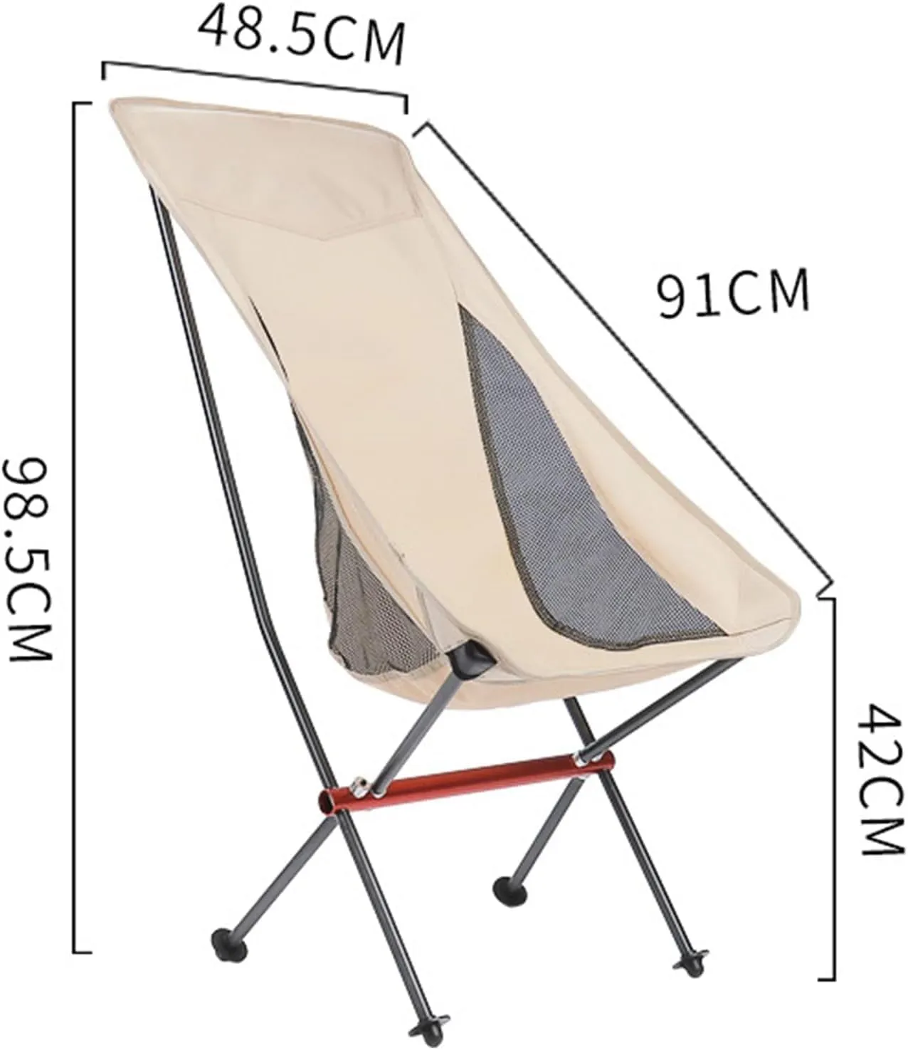 Camping Chair Folding Portable Outdoor Ultra-Light Leisure Fishing Stool Backrest Beach Chairs for Adults