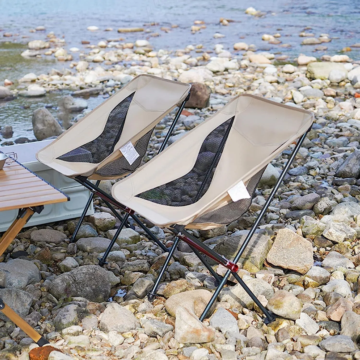 Camping Chair Folding Portable Outdoor Ultra-Light Leisure Fishing Stool Backrest Beach Chairs for Adults