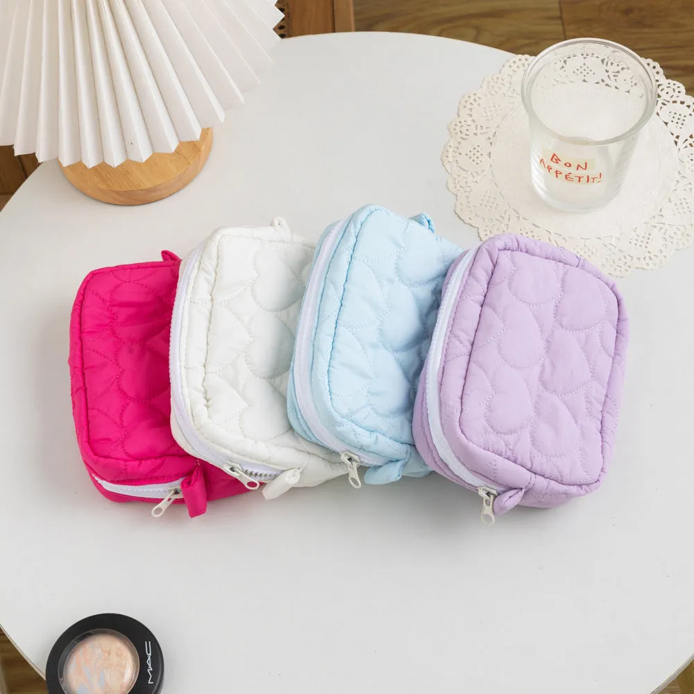 Candy Color Series Cute Storage Portable Mini Cosmetic Bags