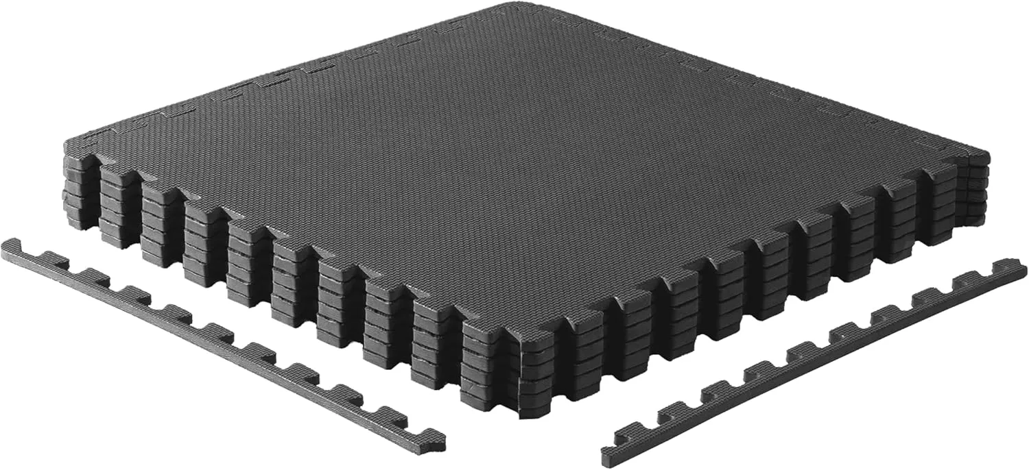 CAP Barbell Exercise Puzzle Mats Packs Tiles 24"x24" x 1/2" | Multiple Options