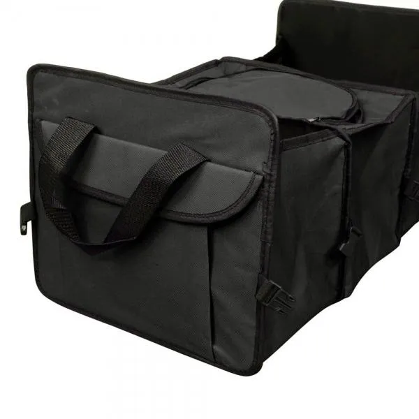 Car Foldable Storage Bag High-quality Oxford Cloth Travel Storage Box Black