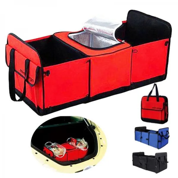 Car Foldable Storage Bag High-quality Oxford Cloth Travel Storage Box Black