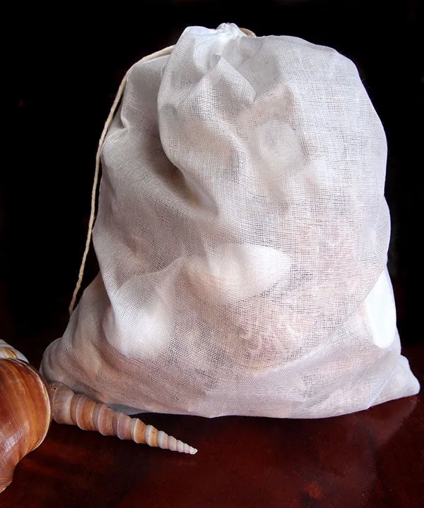 Cheesecloth Drawstring Bags