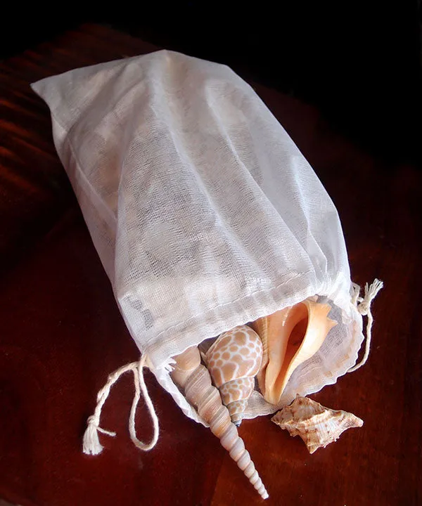 Cheesecloth Drawstring Bags
