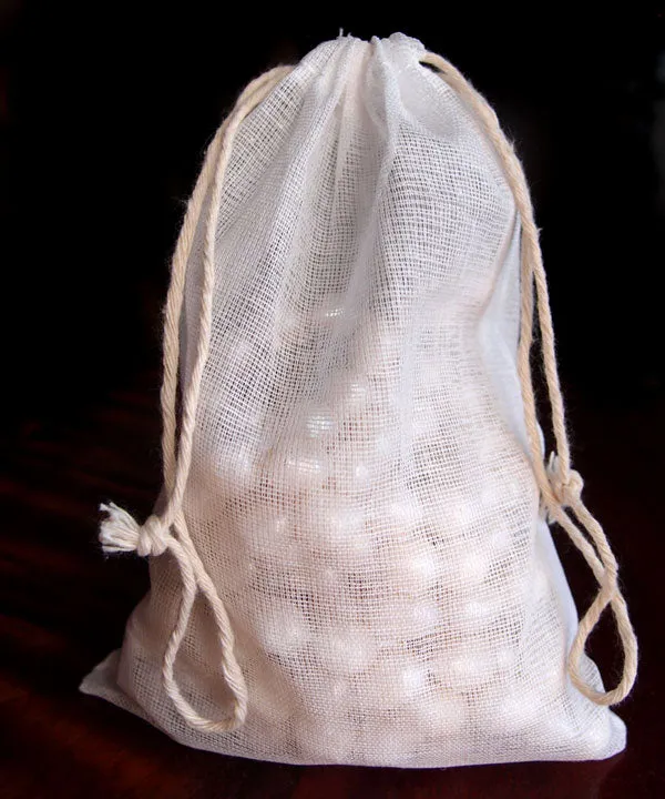 Cheesecloth Drawstring Bags