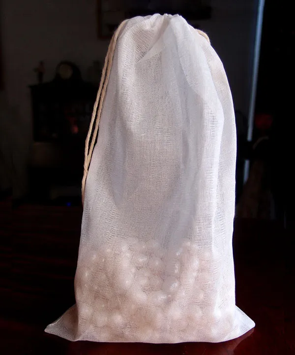 Cheesecloth Drawstring Bags