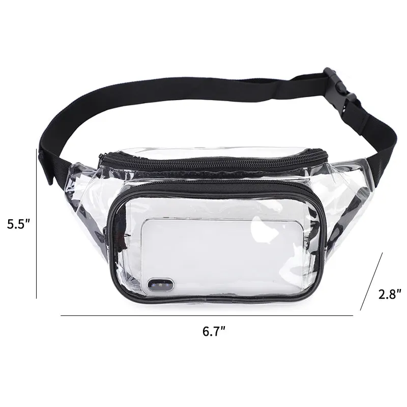 Clear fanny pack for concerts
