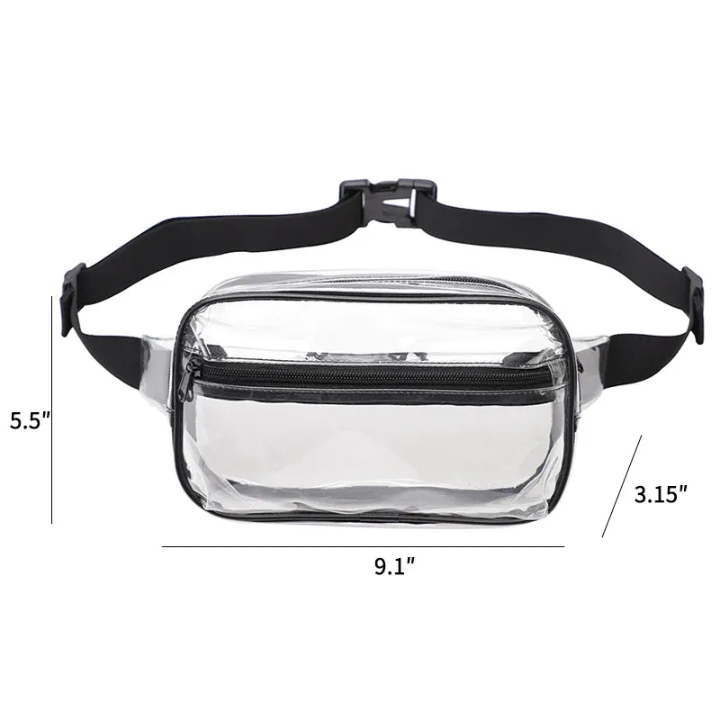 Clear fanny pack for concerts