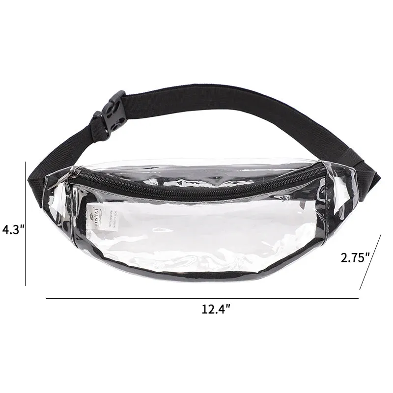 Clear fanny pack for concerts