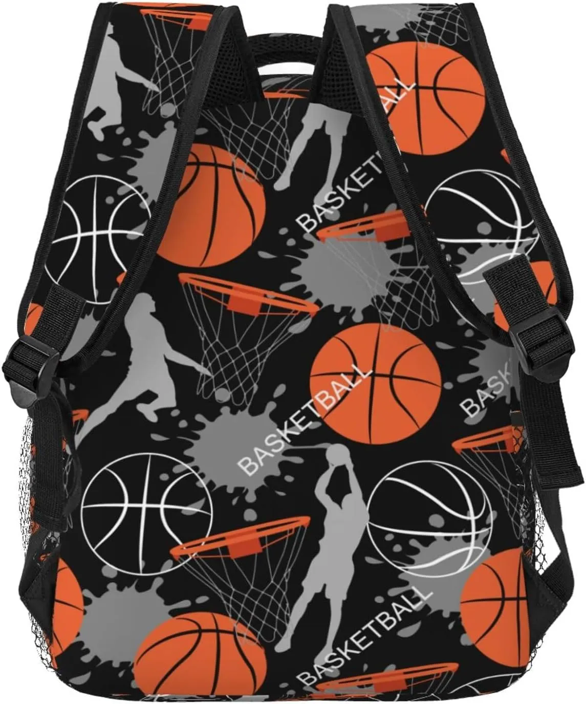 Cool Ball Basketball Backpack For School Laptop Bags Bookbag Big Casual Daypack For Student Girls Boys Kids Teens Travel Sports Work