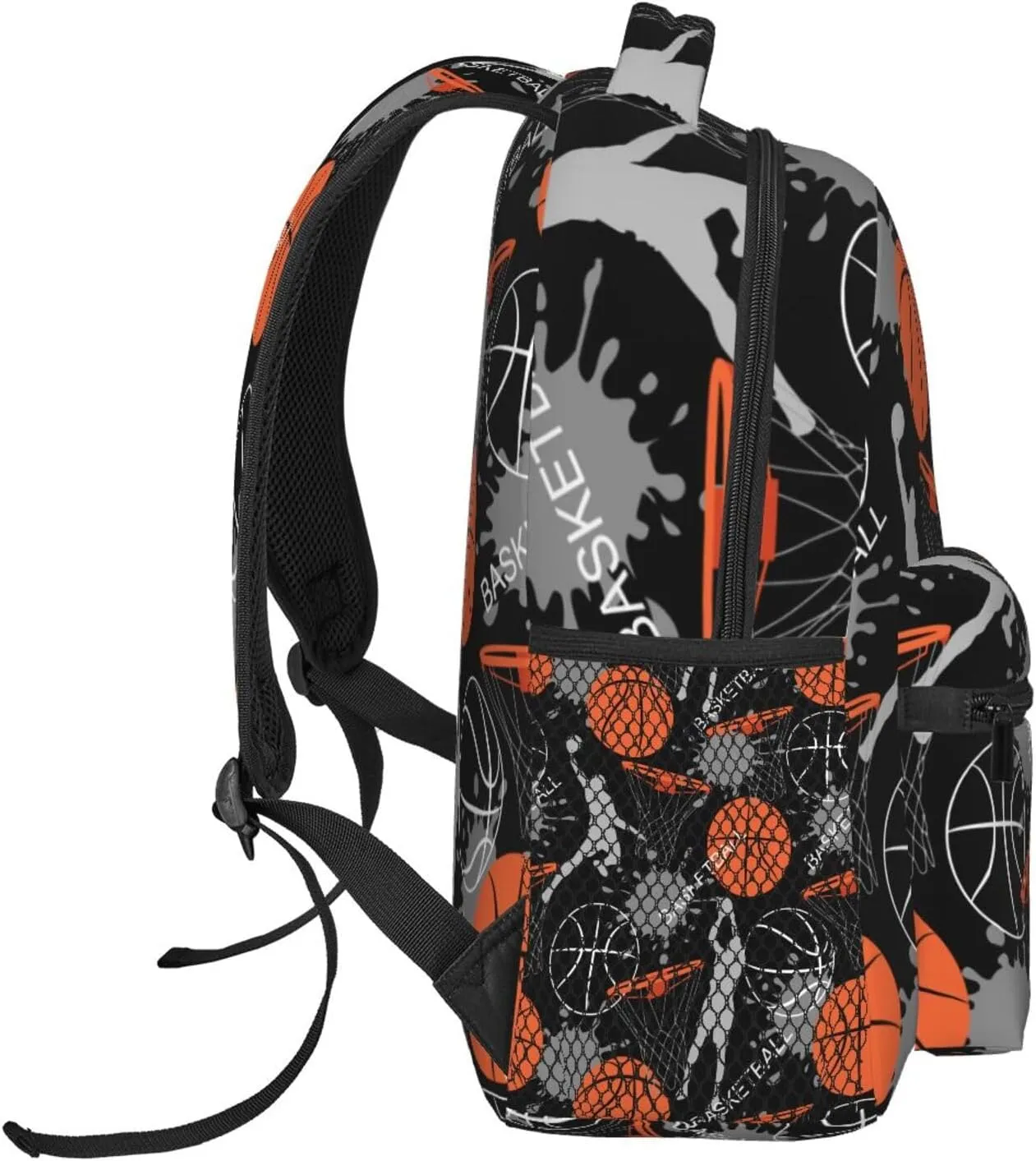 Cool Ball Basketball Backpack For School Laptop Bags Bookbag Big Casual Daypack For Student Girls Boys Kids Teens Travel Sports Work