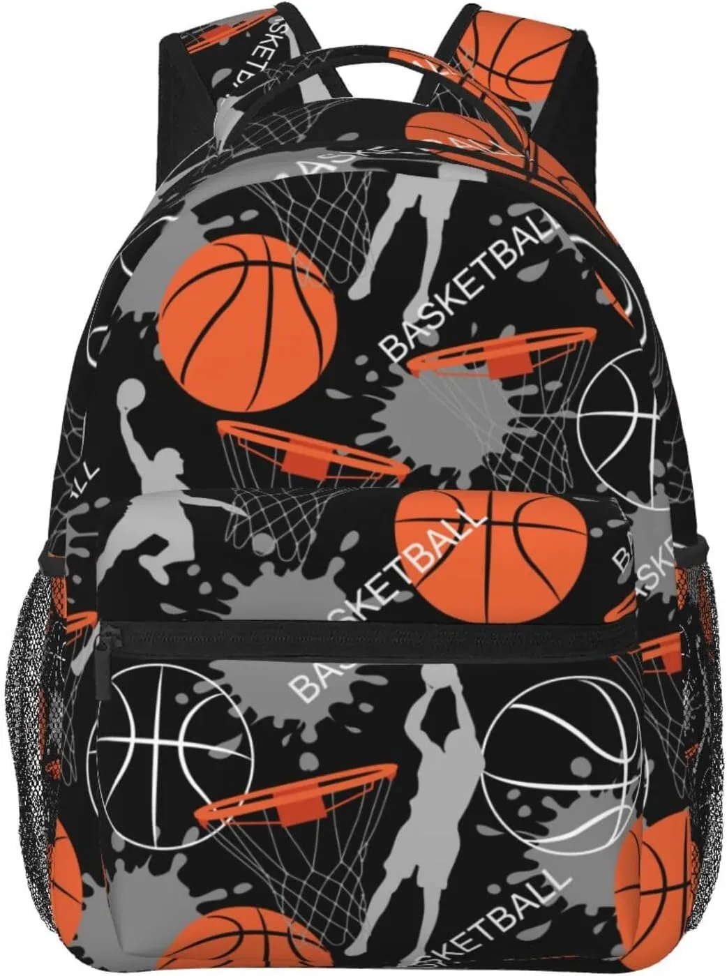 Cool Ball Basketball Backpack For School Laptop Bags Bookbag Big Casual Daypack For Student Girls Boys Kids Teens Travel Sports Work